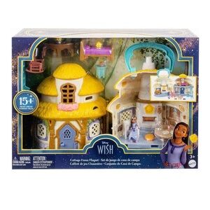 Disney Wish Asha of Rosas Cottage Home Playset with Doll and 15+ Accessories